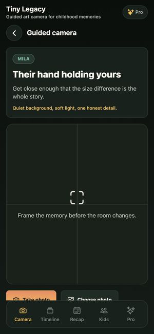 Raw Tiny Legacy screenshot: capture